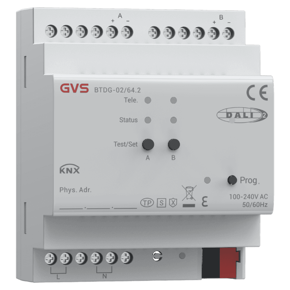 DALI-Gateway, 2-fach, KNX Data Secure – BTDG-02/64.2 Bild 2