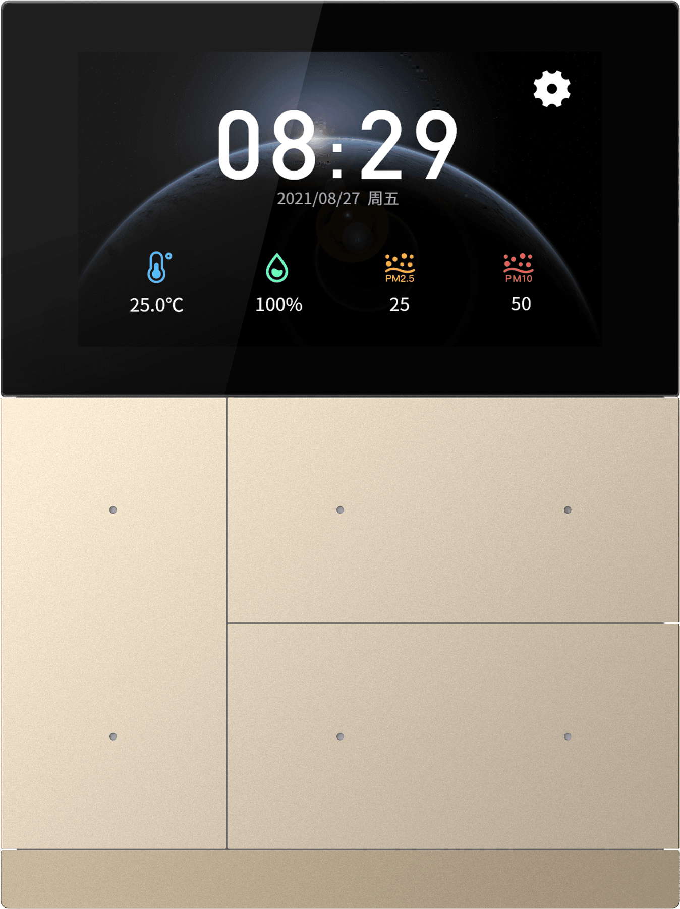 WALTZ Touch+ Pad Kunststoff Champagner - CHTFB-3.0/6.1.04 Bild 1