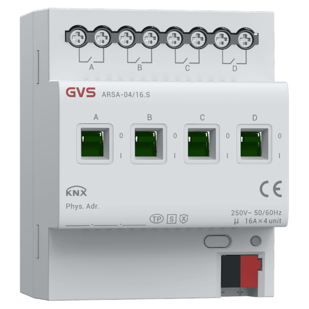 Schaltaktor, 4-fach, 16A, KNX Data Secure – ARSA-04/16.S Bild 2
