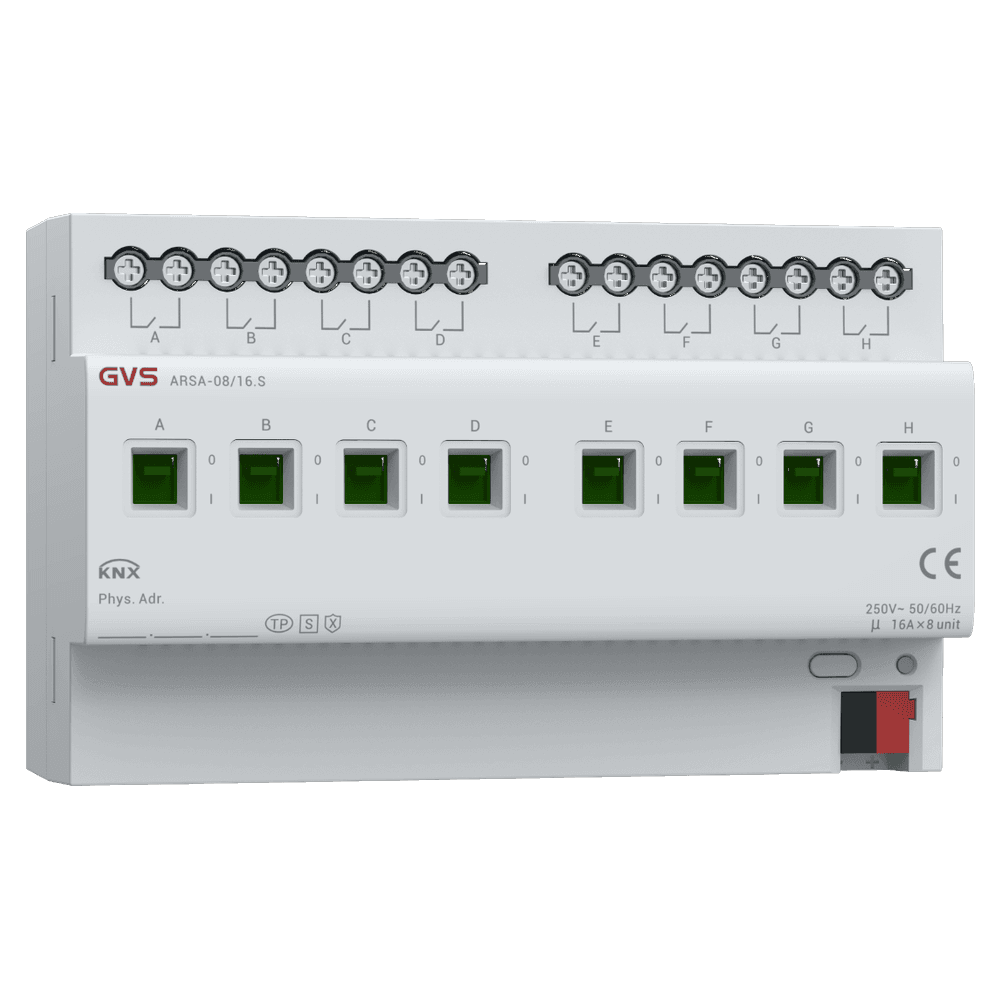Schaltaktor, 8-fach, 16A, KNX Data Secure – ARSA-08/16.S Bild 2