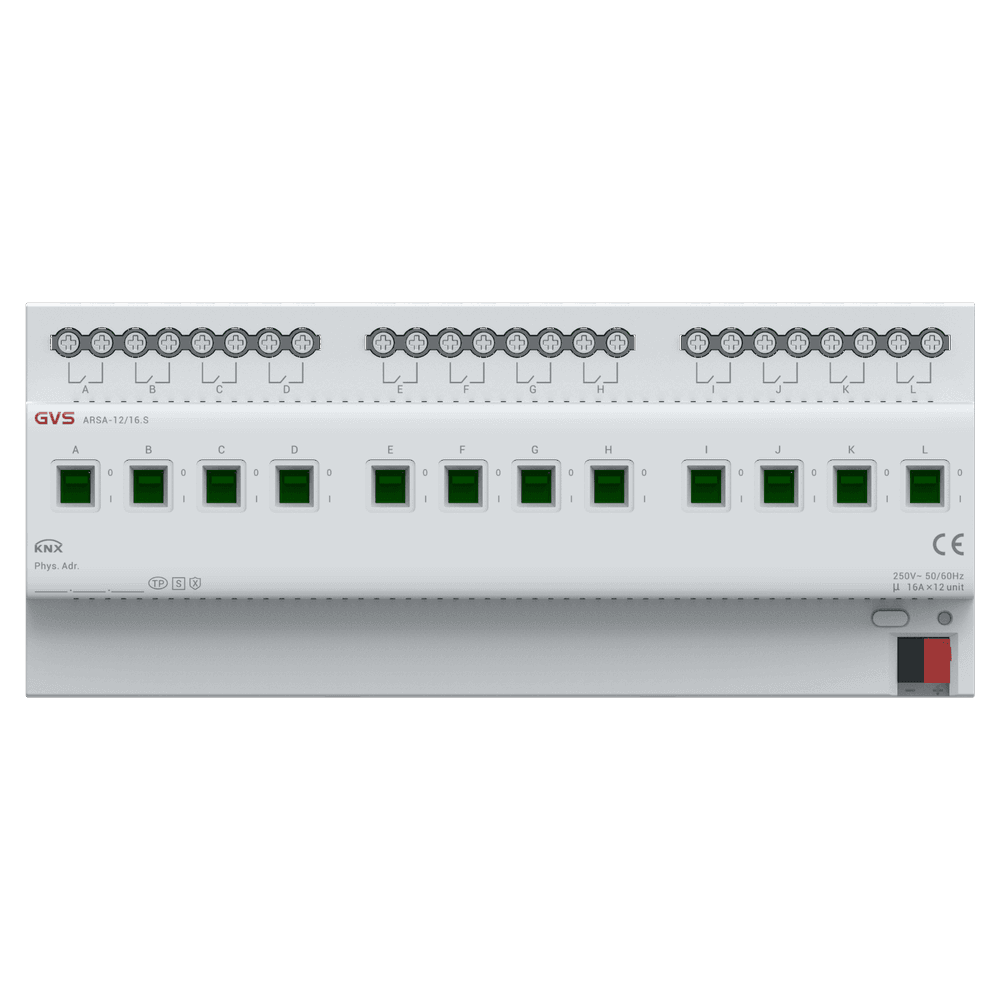 Schaltaktor, 12-fach, 16A, KNX Data Secure – ARSA-12/16.S Bild 1