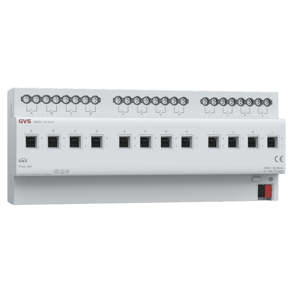 Schaltaktor, 12-fach, 16A, mit Strommessung, KNX Data Secure – ARCD-12/16.S Bild 2