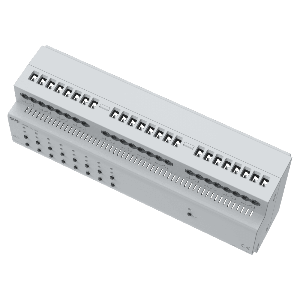 Multifunktionsaktor, 16-fach, 16A, Schalten, Jalousie, Heizung, KNX Data Secure – AMMA-16/10.S Bild 3