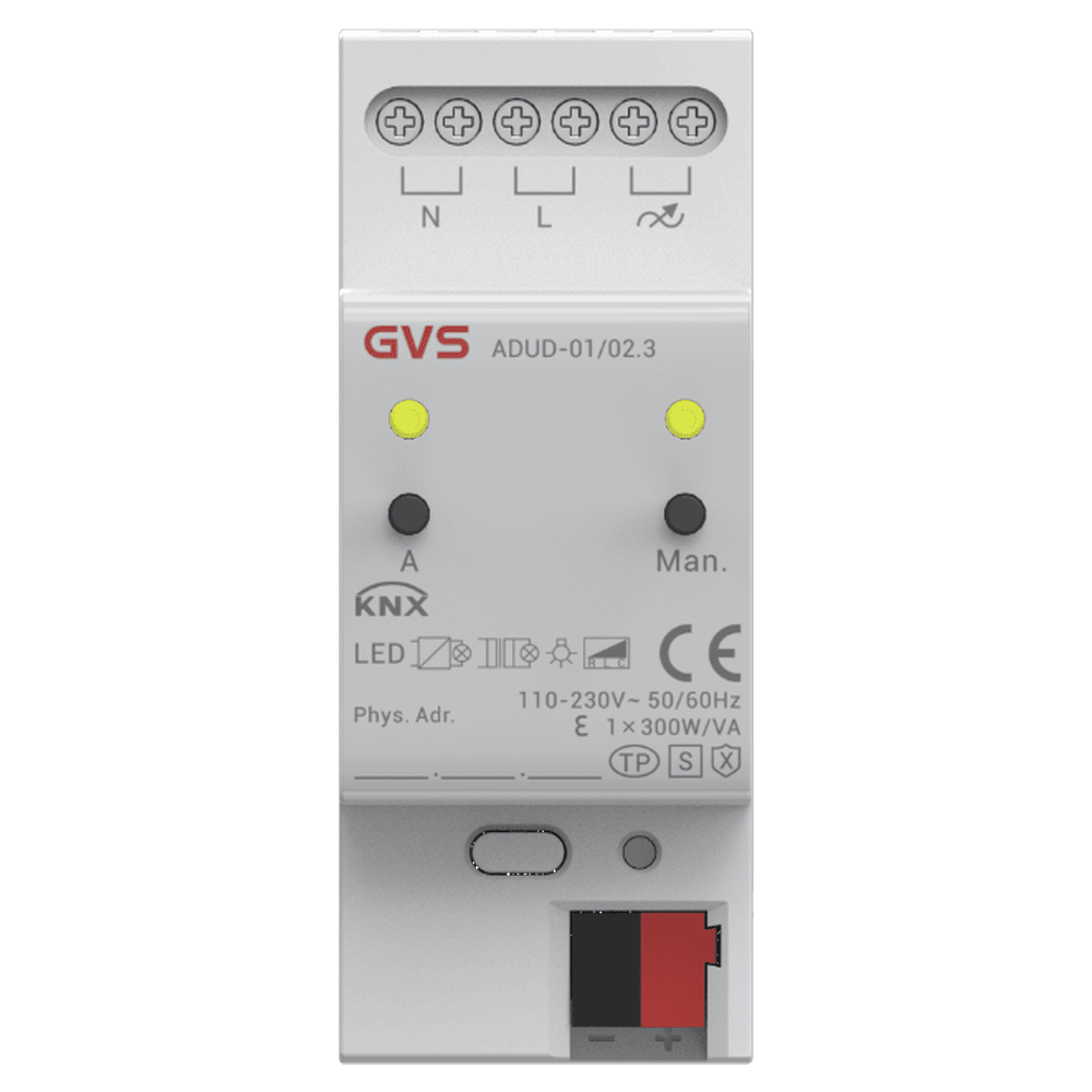 Universal-Dimmaktor, 1-fach, KNX Data Secure – ADUD-01/02.3 Bild 1