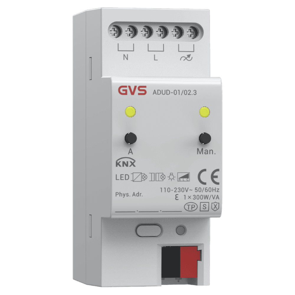 Universal-Dimmaktor, 1-fach, KNX Data Secure – ADUD-01/02.3 Bild 2