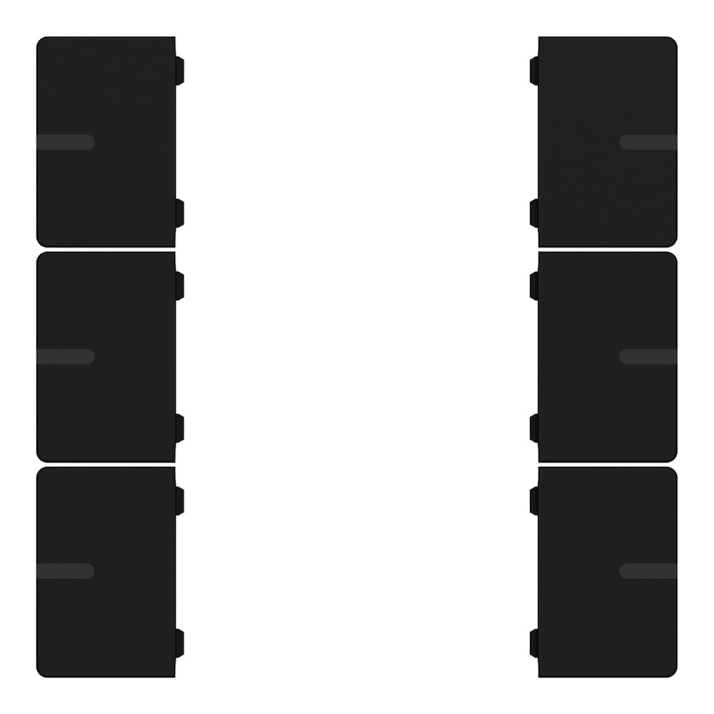 Wippenset, für ADVANCE PRO 1-/3-fach, 3-fach, Schwarz matt – CHKAM-06/55.2.01 Bild 1