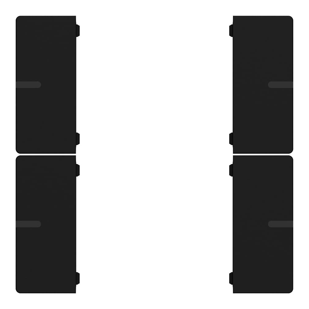 Wippenset, für ADVANCE PRO 2-/4-fach, 2-fach, Schwarz matt – CHKAM-04/55.2.01 Bild 1