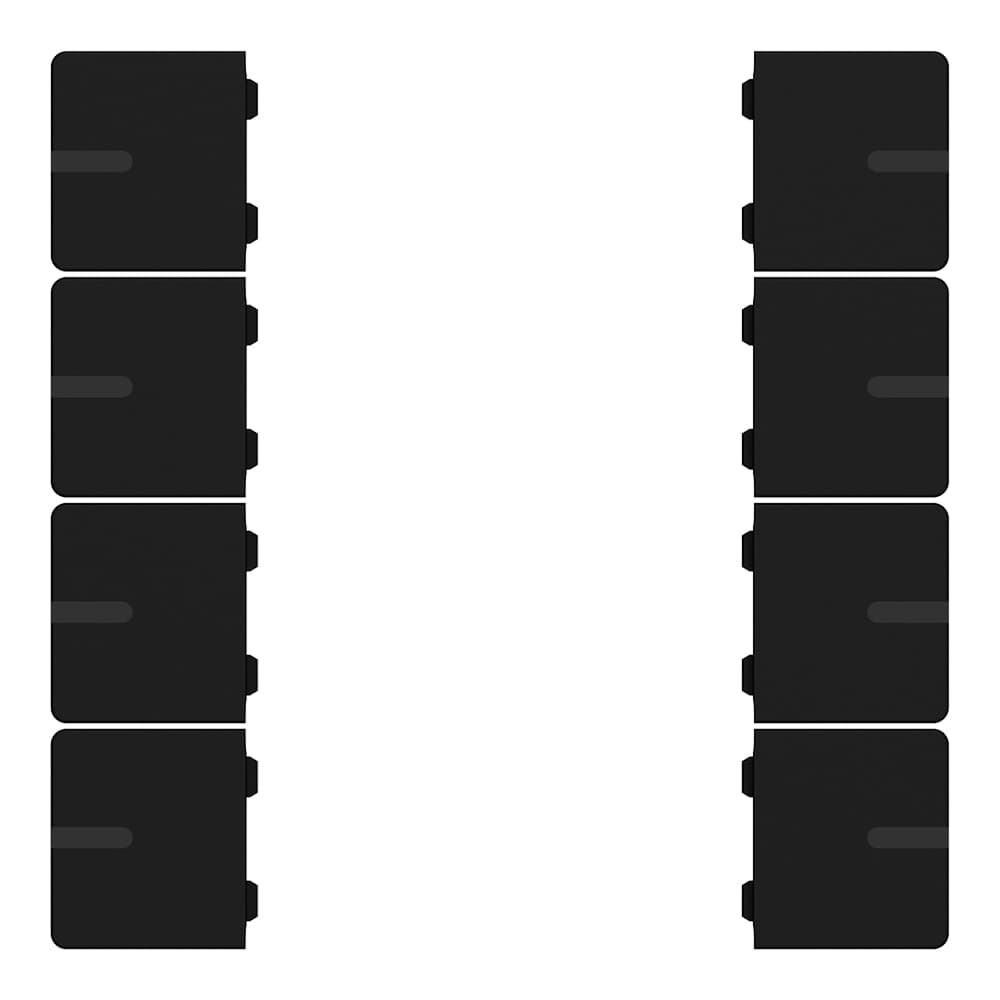 Wippenset, für ADVANCE PRO 2-/4-fach, 4-fach, Schwarz matt – CHKAM-08/55.2.01 Bild 1
