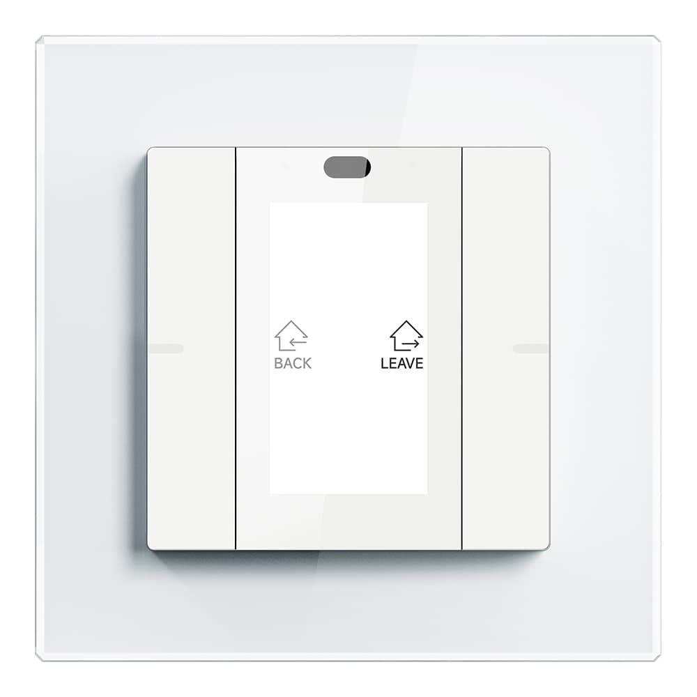 Multifunktions-Tastsensor mit Display ADVANCE PRO, 1-/3-fach, Weiß, weißes Display, KNX Data Secure – CHPBD-06/55.2.00 Bild 3