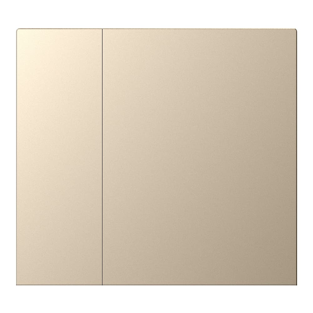 WALTZ Wippenset, für Tastsensor+, Aluminium Champagner, 1-fach, bei Gravur Text/Icon durchscheinend – CHKA-02/W.2.24 | Gravur optional, Art.-Nr. 503053440 separat bestellen Bild 1