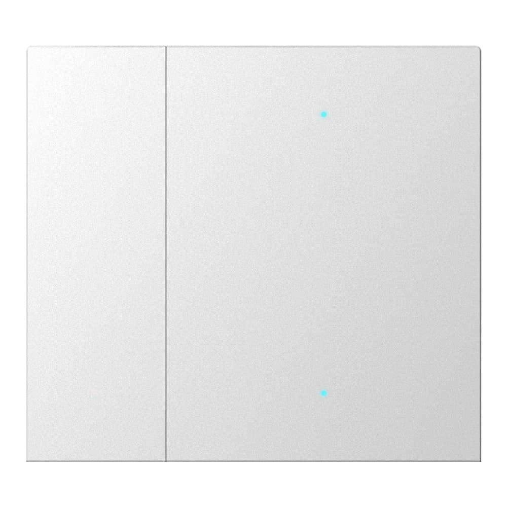 WALTZ Wippenset, für Tastsensor+, Aluminium Silber, 1-fach, bei Gravur nur LED durchscheinend – CHKA-02/W.1.22 | Gravur optional, Art.-Nr. 503053440 separat bestellen Bild 1
